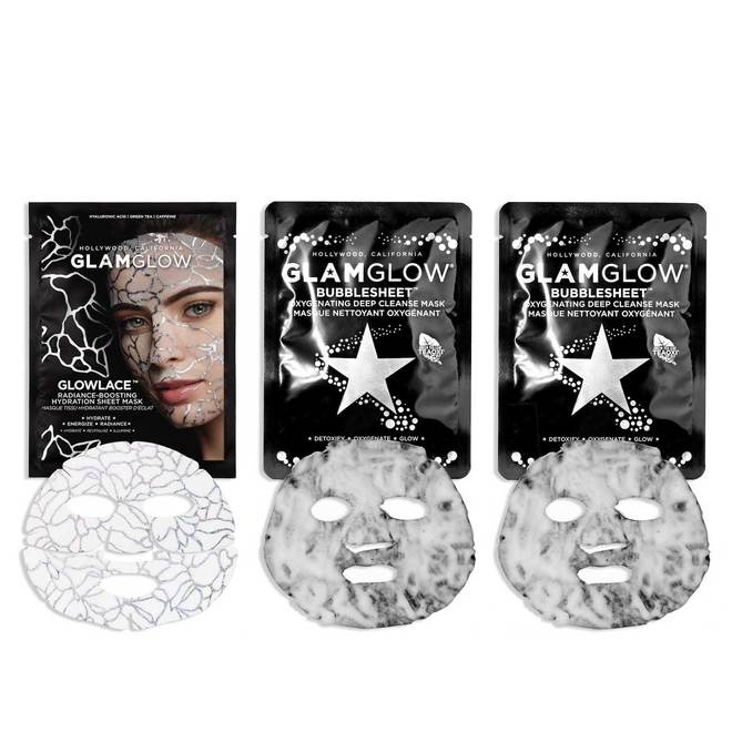 GlamGlow selfie-approved mask trio