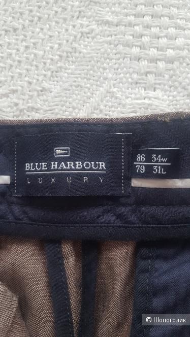 Брюк  Marks & Spencer blue harbour luxury. Размер 34/31