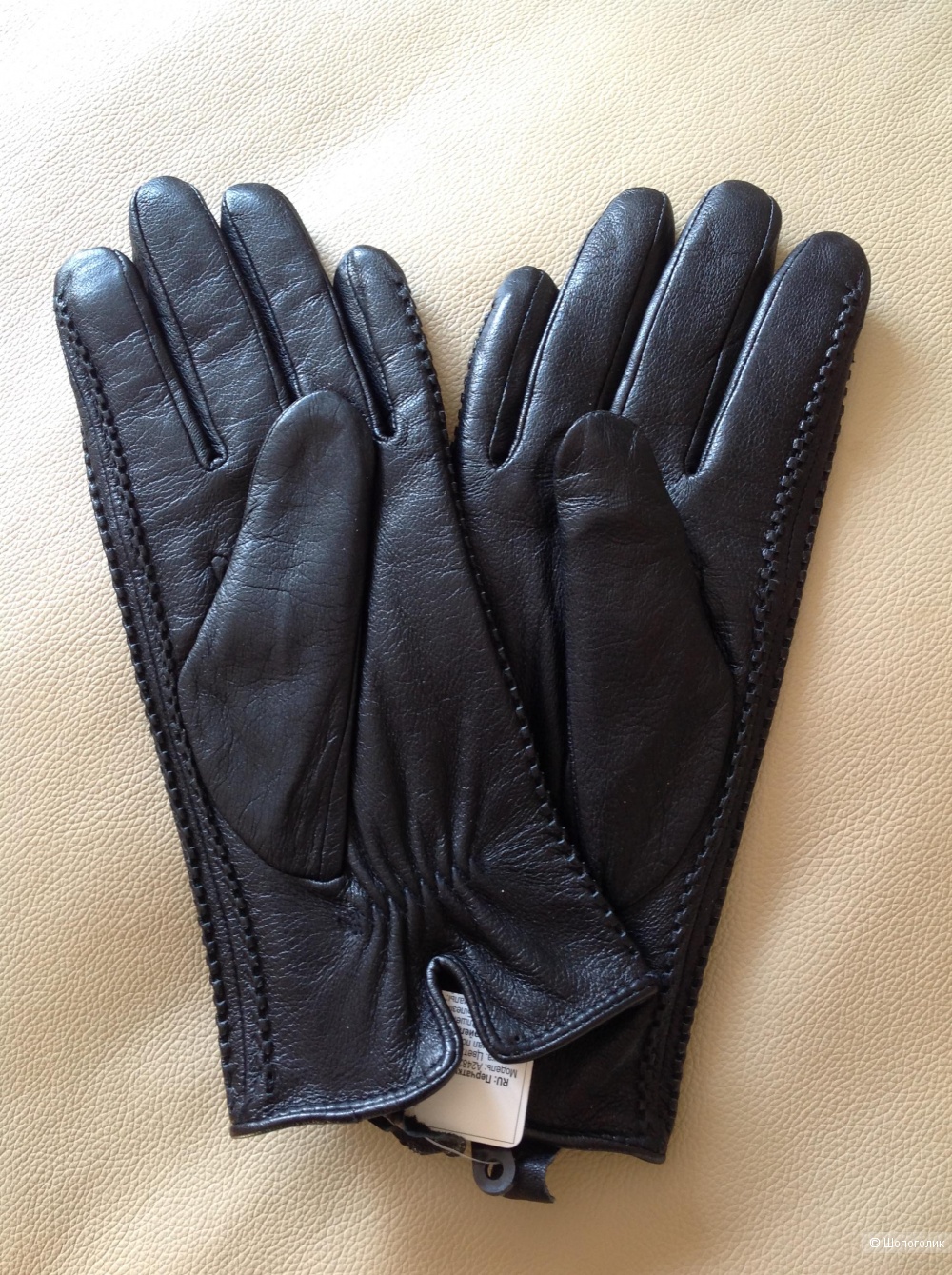 Кожаные перчатки, размер M, 7-7,5