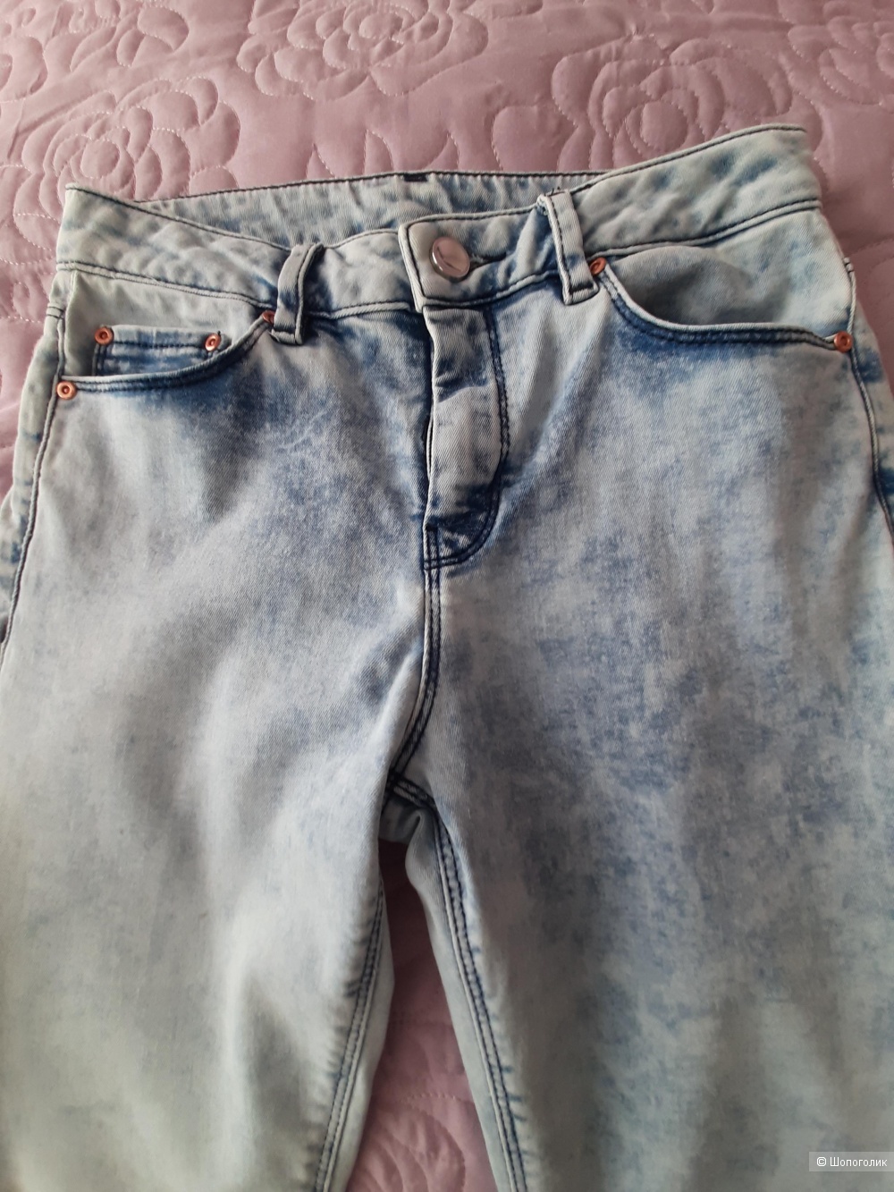 Укороченные облегающие джинсы ASOS PETITE Ridley, W26 L28