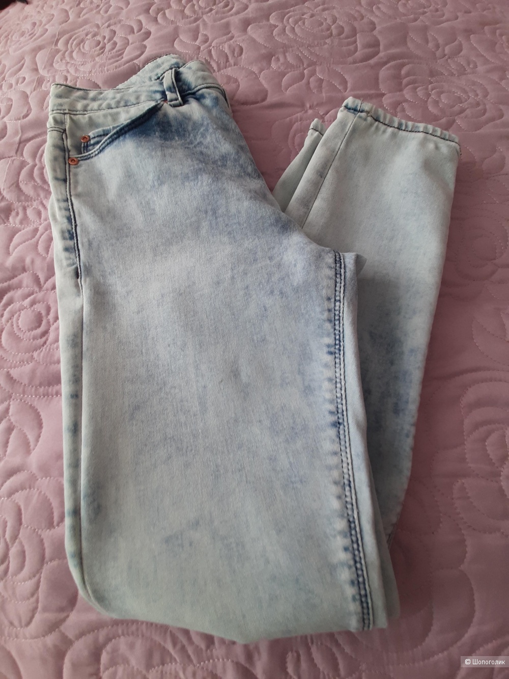 Укороченные облегающие джинсы ASOS PETITE Ridley, W26 L28