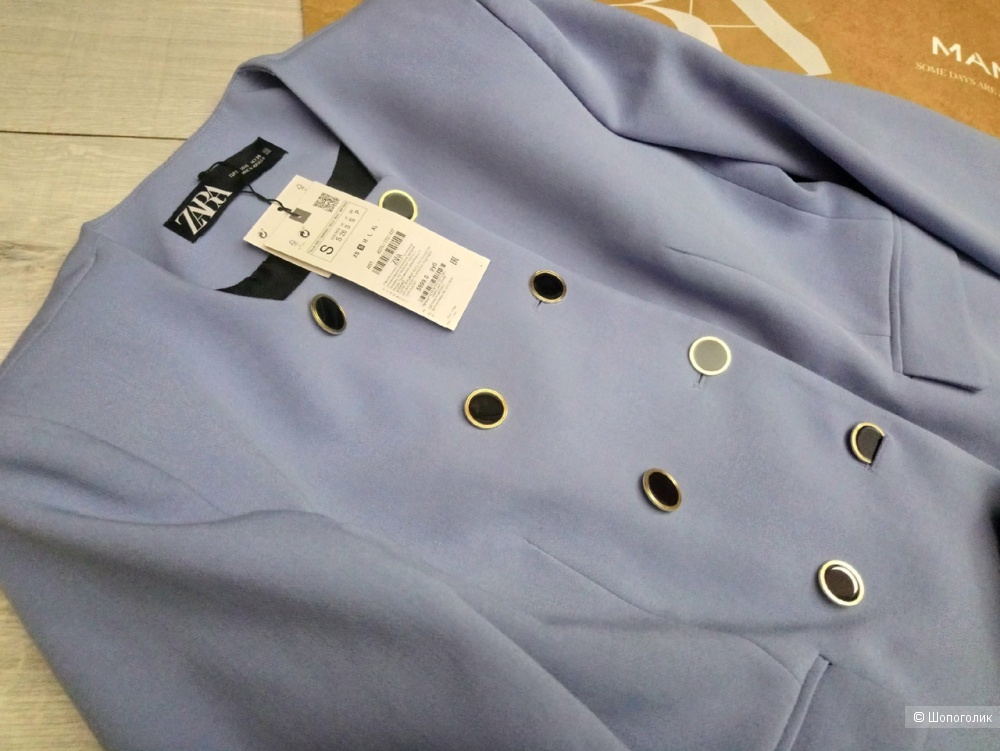 Двубортный пиджак ZARA, размер S