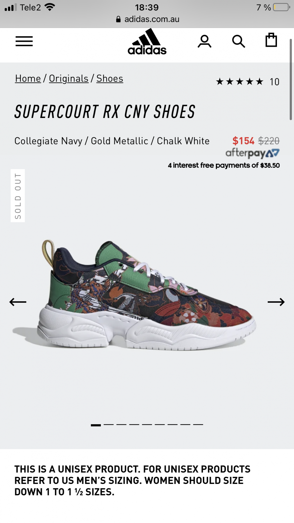 Adidas supercourt outlet rx mens