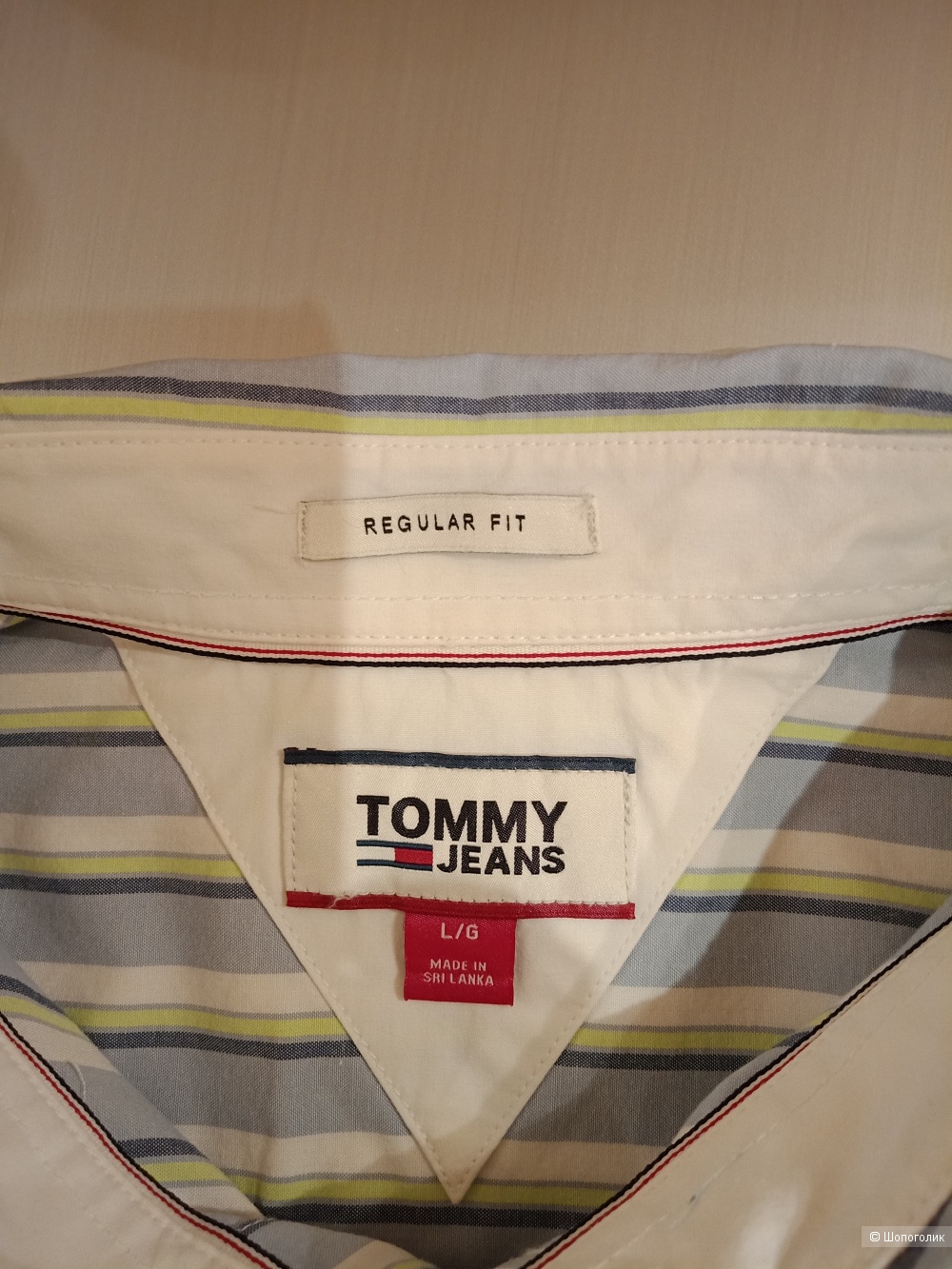 Мужская рубашка Tommy-hilfiger  , размер L