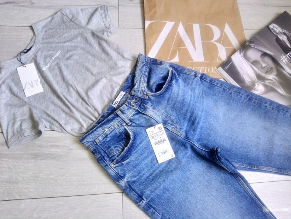 Джинсы ZARA, размер eu 36