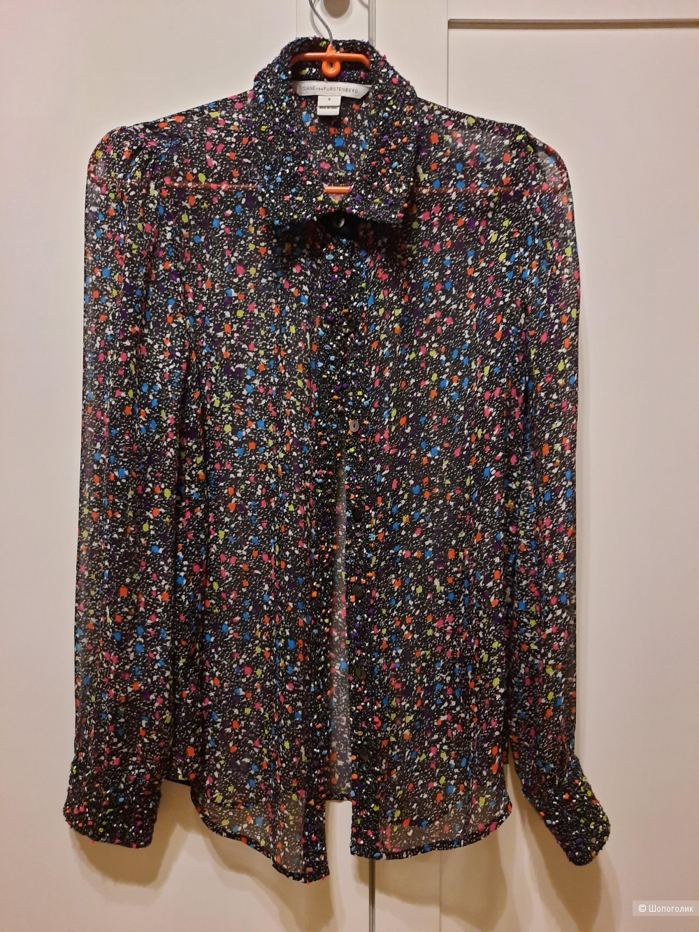 Шелковая блузка Diane  von Furstenberg  tg.6 (рус 44)