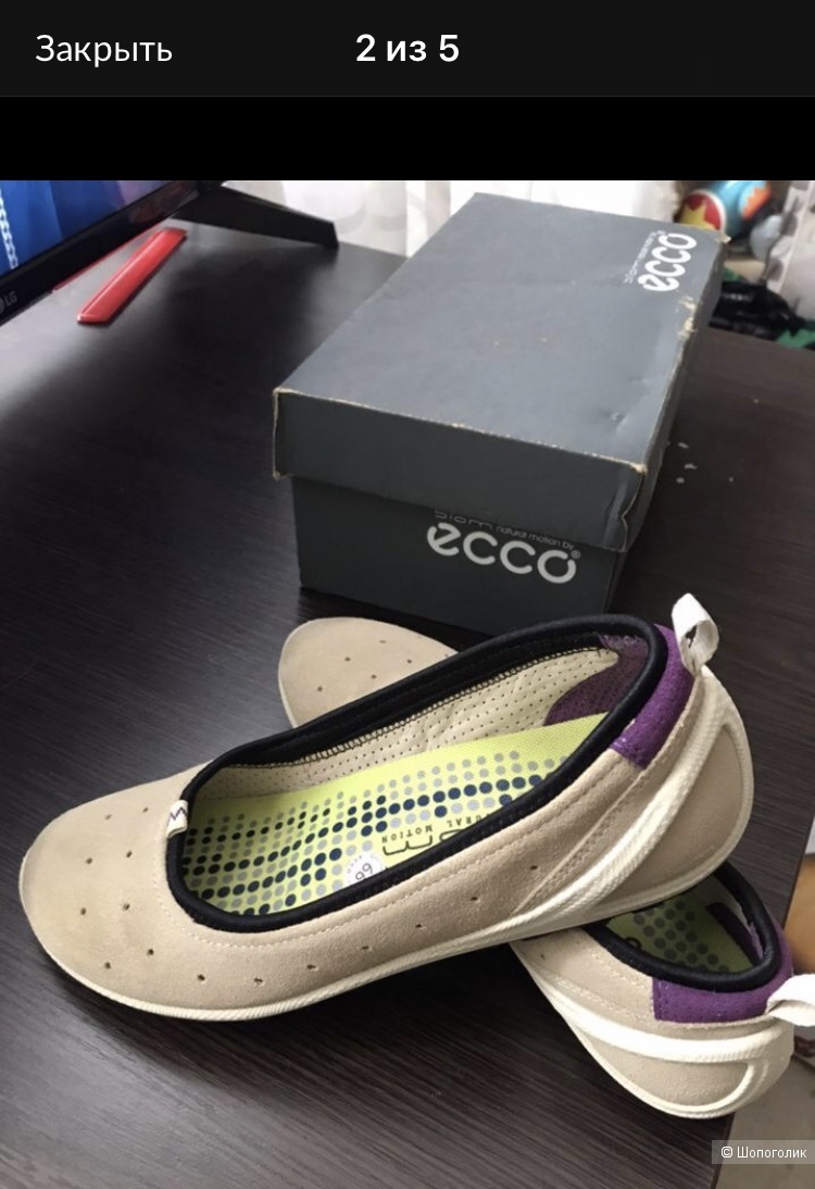 Балетки Ecco 38