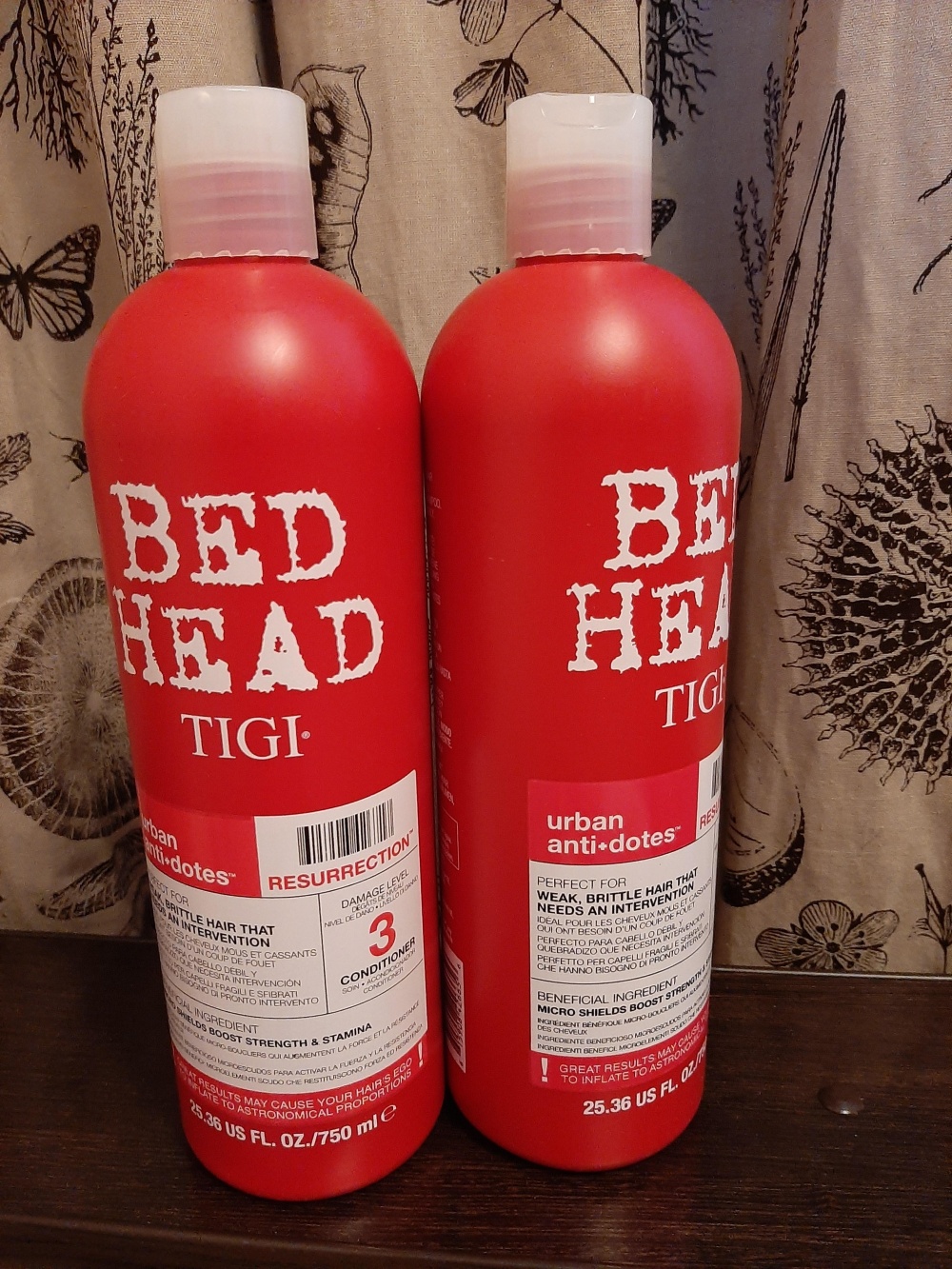 Набор TIGI URBAN ANTI-DOTES Resurrection shampoo and conditioner 2 х 750 ml