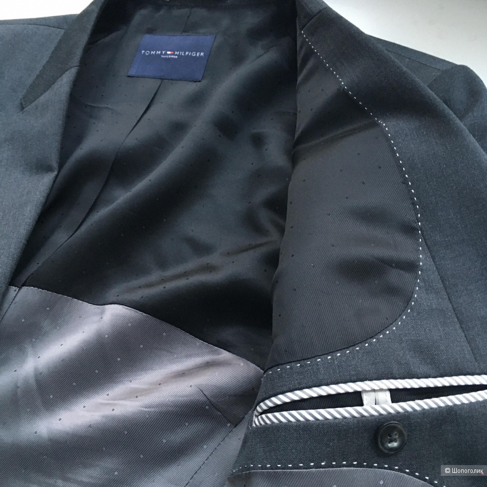Мужской пиджак Tommy Hilfiger, шерсть, размер L (50)