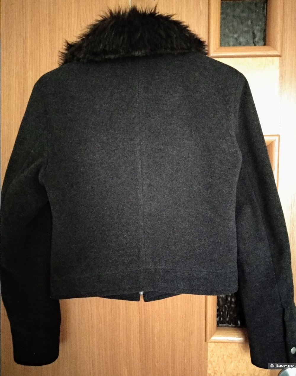 Шерстяная демисезонная куртка, бомбер, Benetton, Италия, S