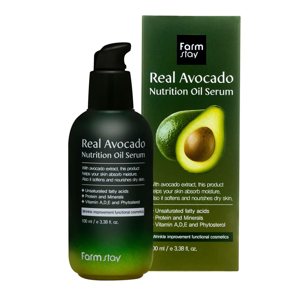 Питательная сыворотка с маслом авокадо FarmStay Real Avocado Nutrition Oil Serum