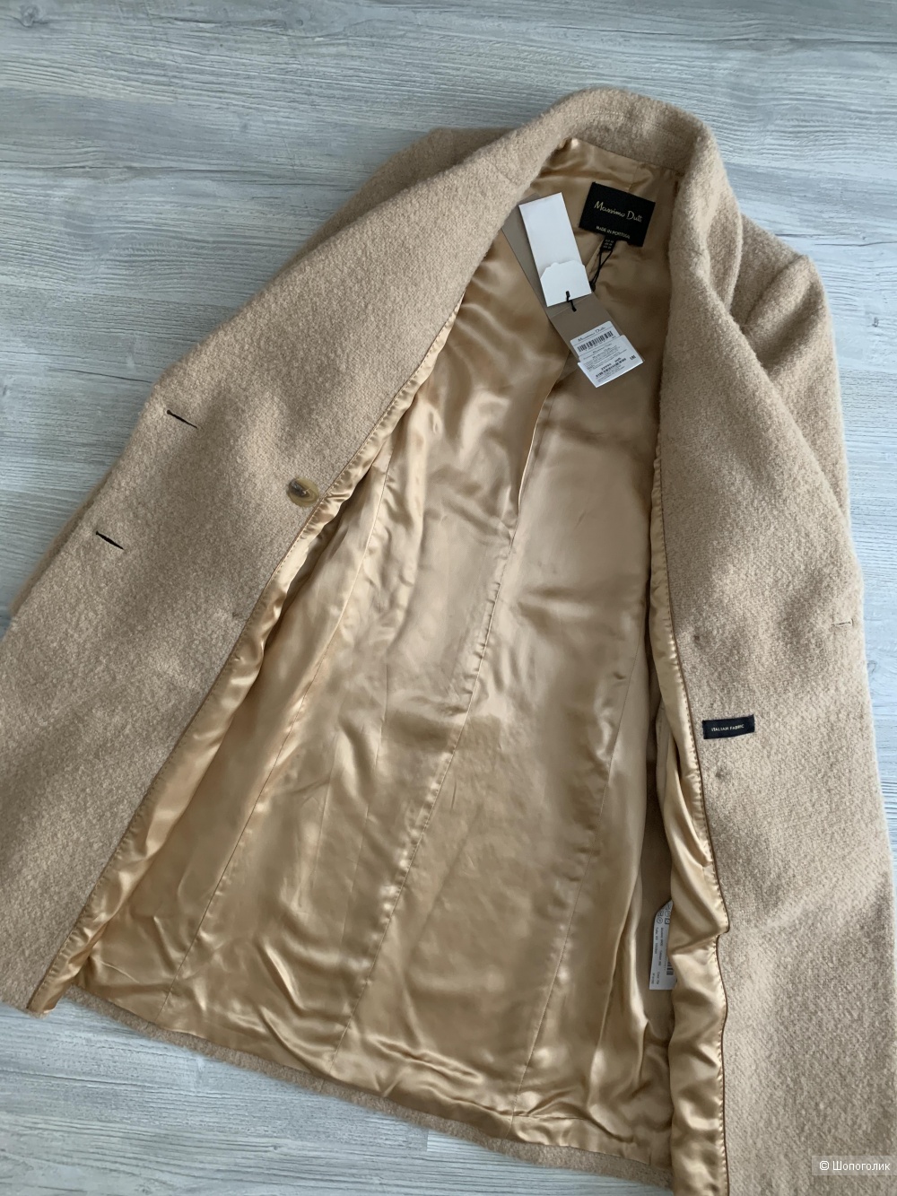 Пальто шерстяное Massimo Dutti, р.40 рус.