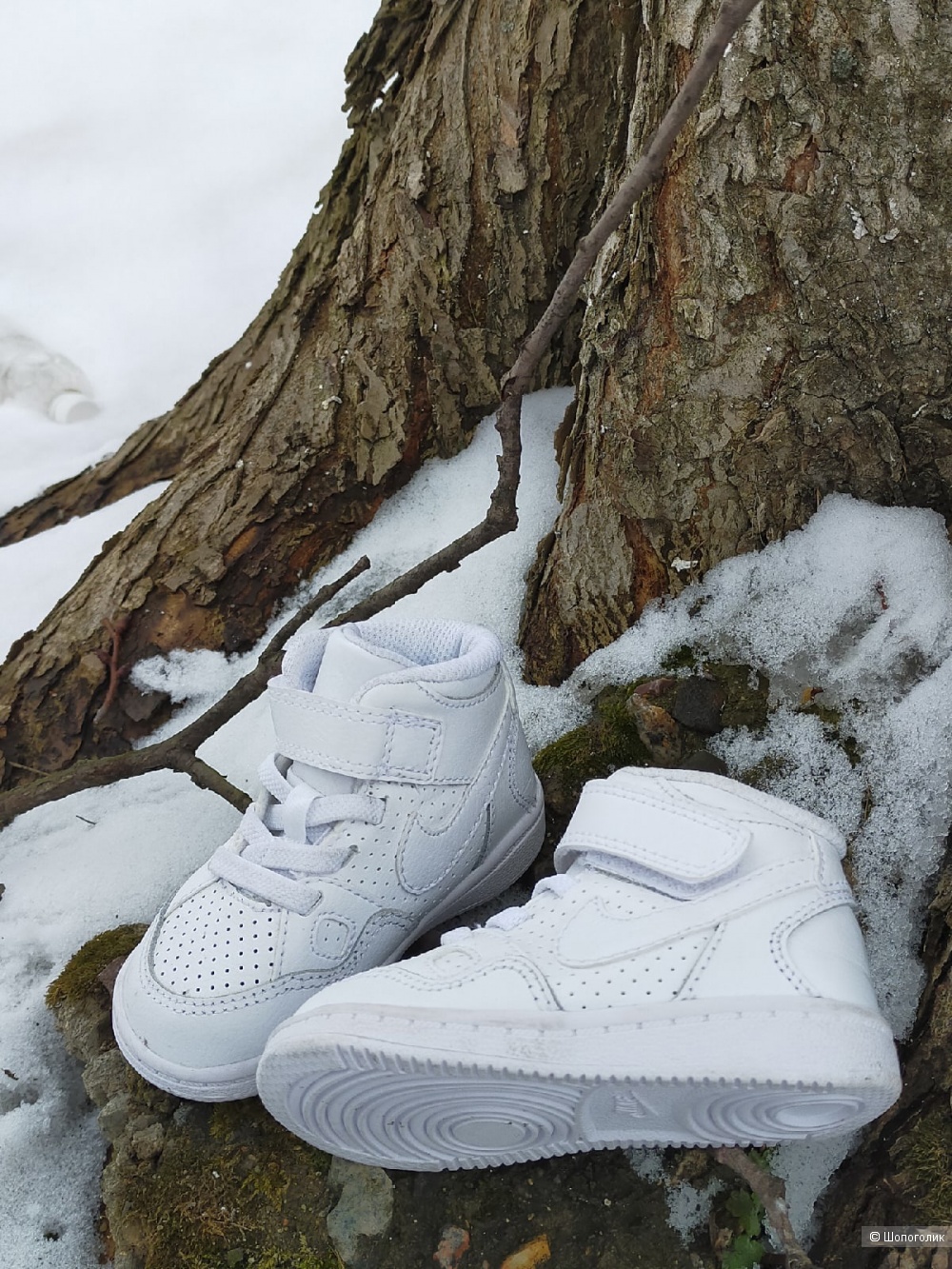 Кожаные ботинки-кроссовки Nike 11, 5 см