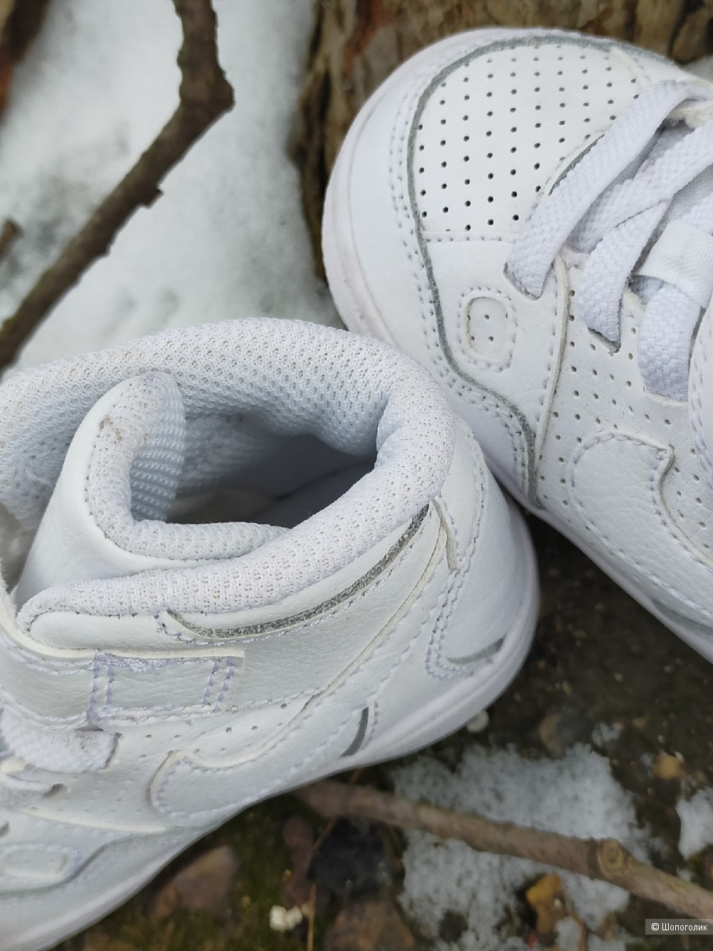 Кожаные ботинки-кроссовки Nike 11, 5 см