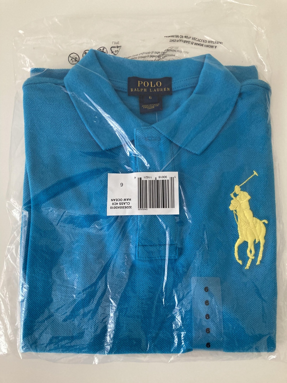 Рубашка-поло «Polo Ralph Lauren» размер 6