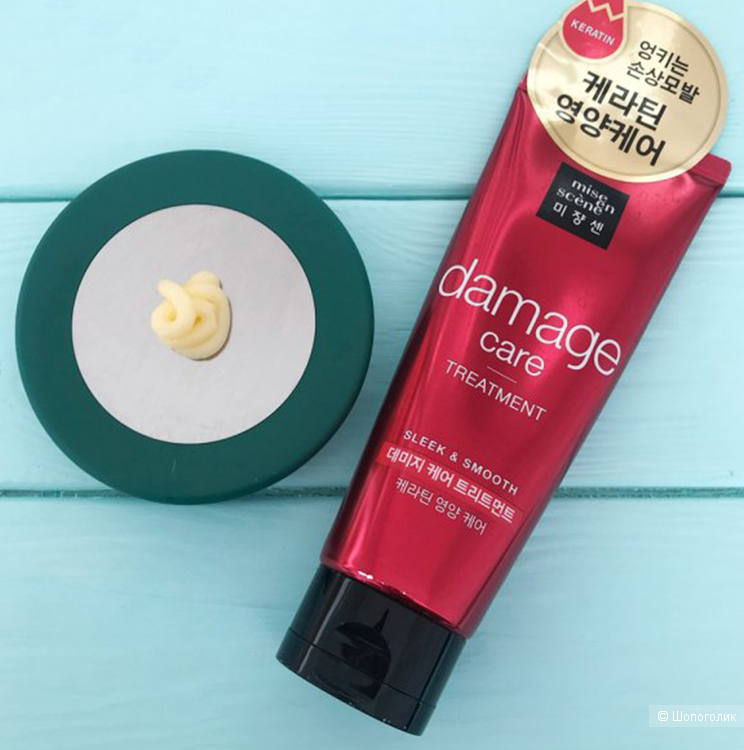 Восстанавливающая маска для повреждённых волос Mise en scene Damage Care Treatment