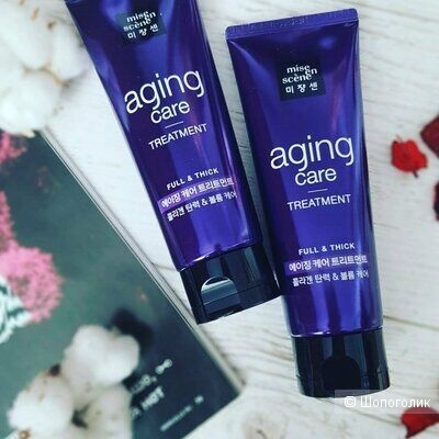 Антивозрастная маска для силы и здоровья волос Mise-en-Scene Aging Care Treatment pack