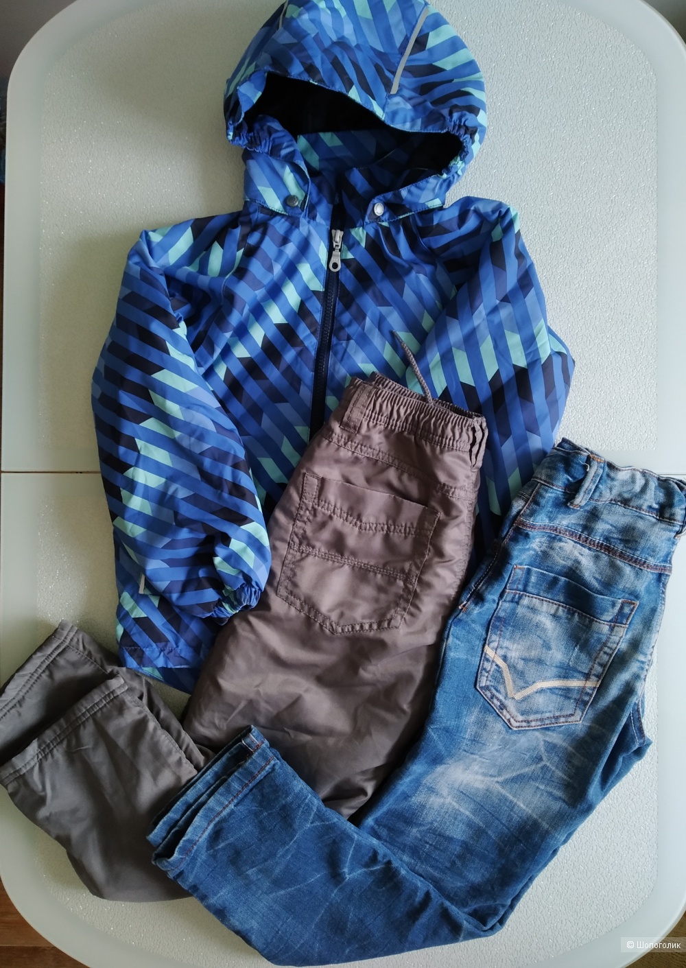 Сет куртка lassie + штаны Palomino+джинсы topolino размер 7-8 лет