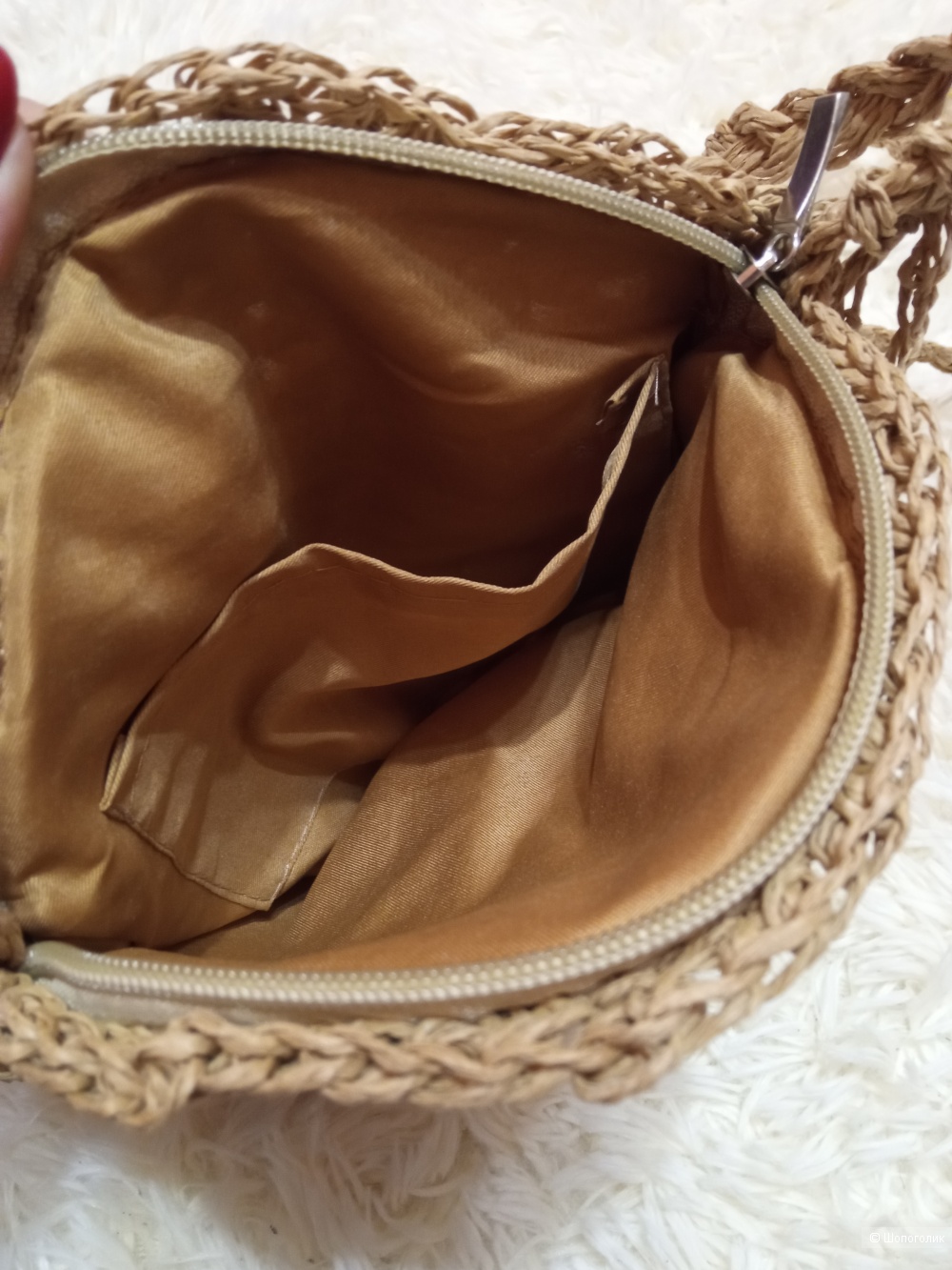 Соломенная сумка Zara