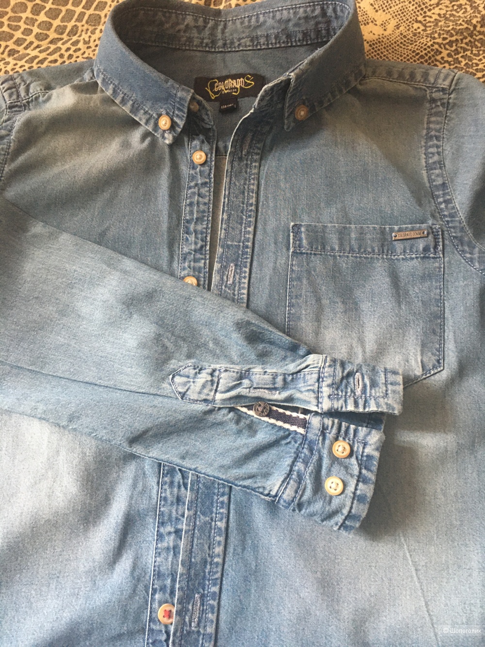 Рубашка джинсовая COLORADO, р 134-140