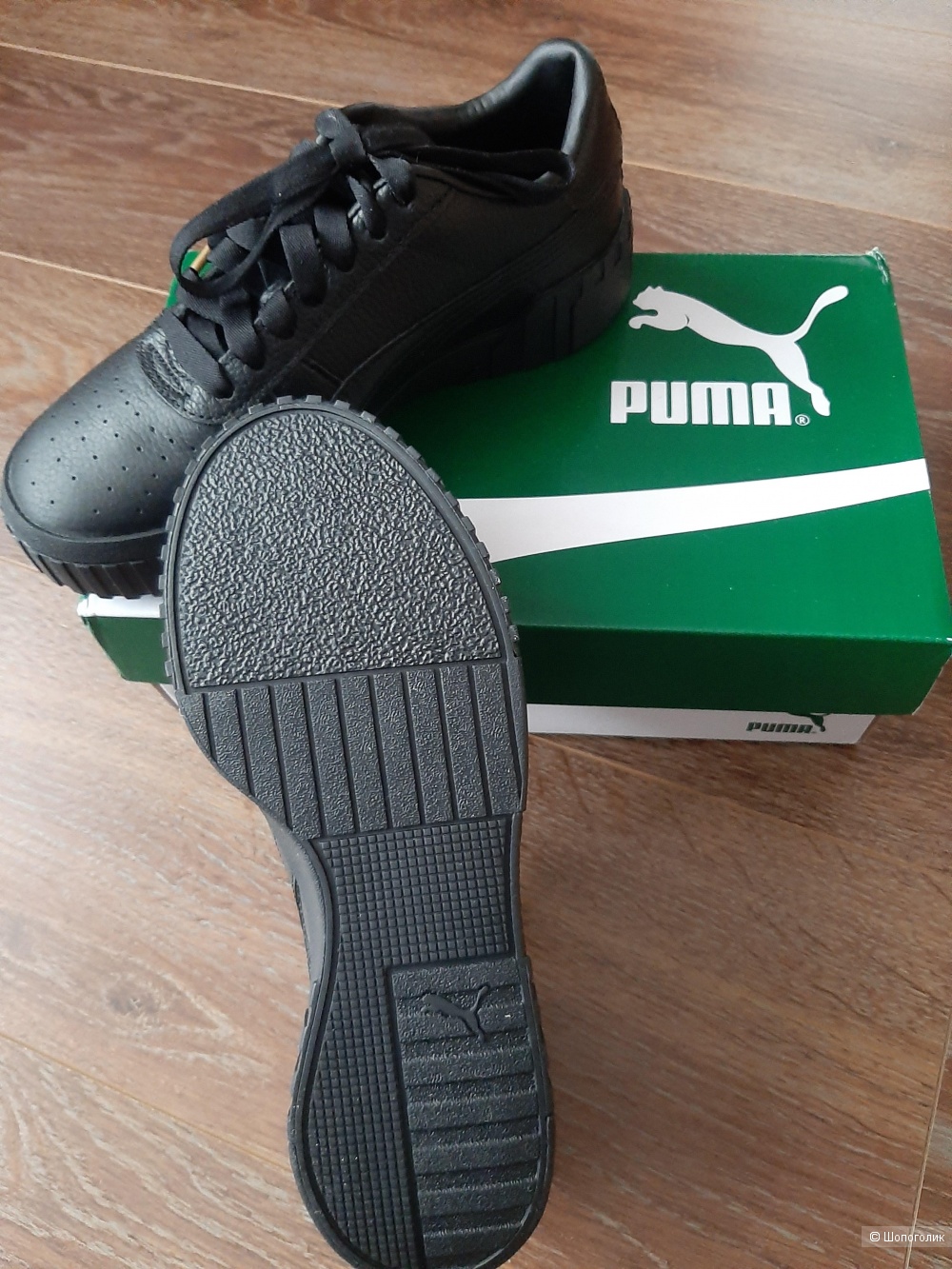 Черные кроссовки Puma Cali WNS, EU 38