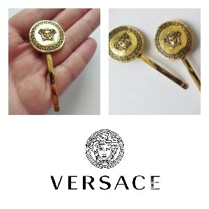 Заколка для волос (невидимка) versace (2 шт.)