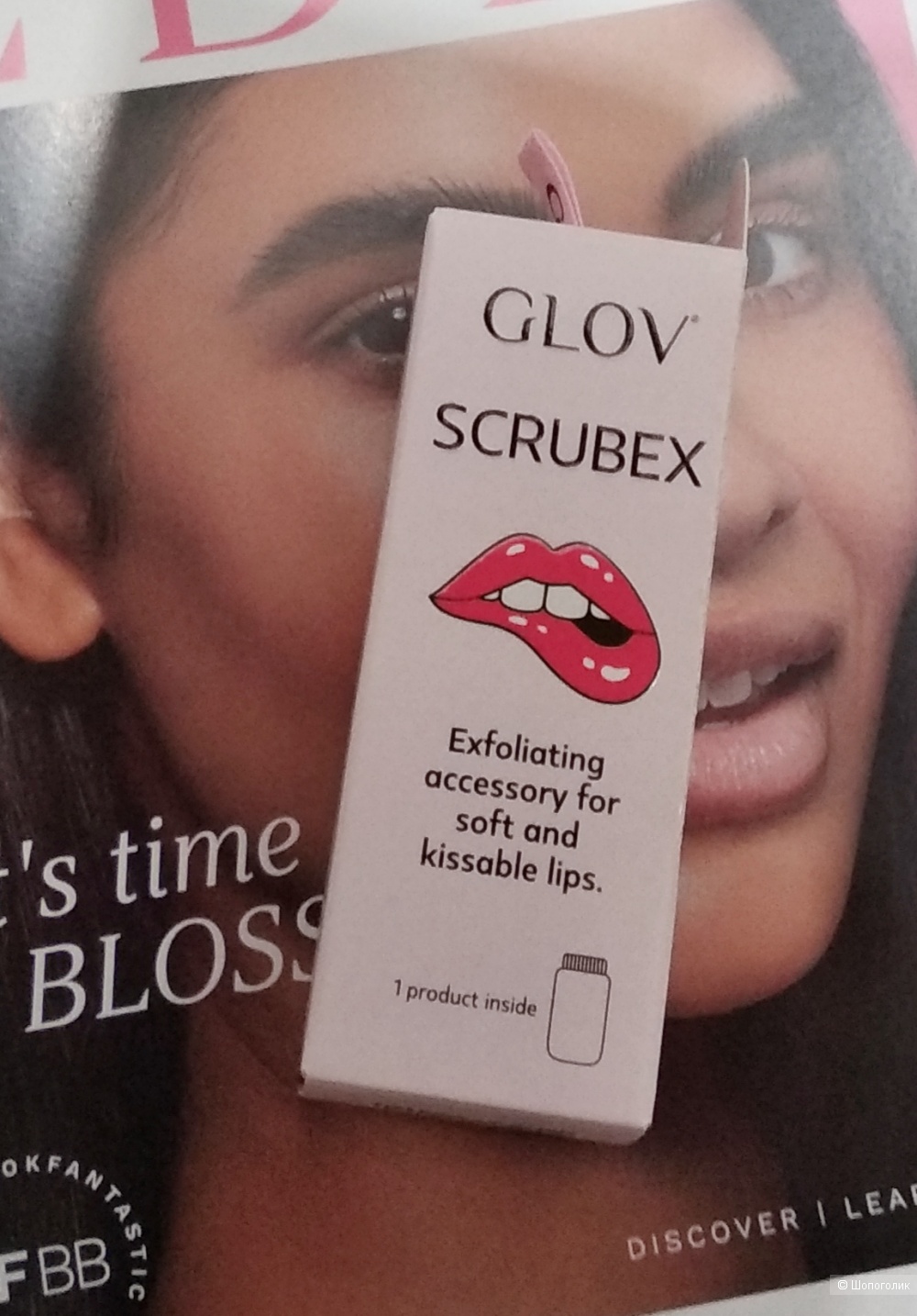 Бьюти-гаджет, скраб, для отшелушивания кожи губ, GLOV Scrubex