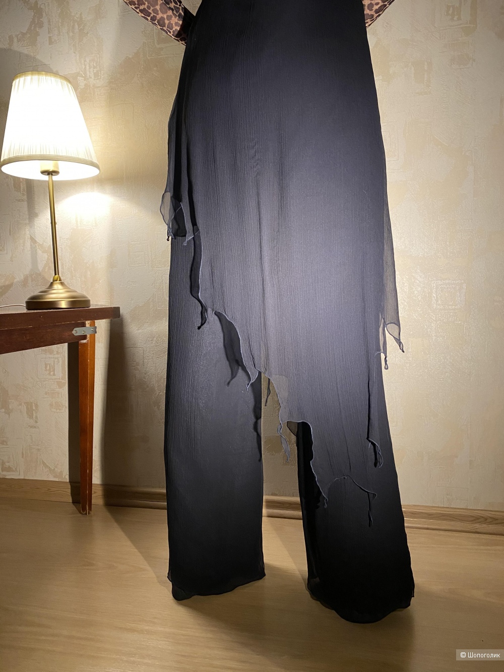 Шелковые брюки-юбка Linea Raffaelli 40