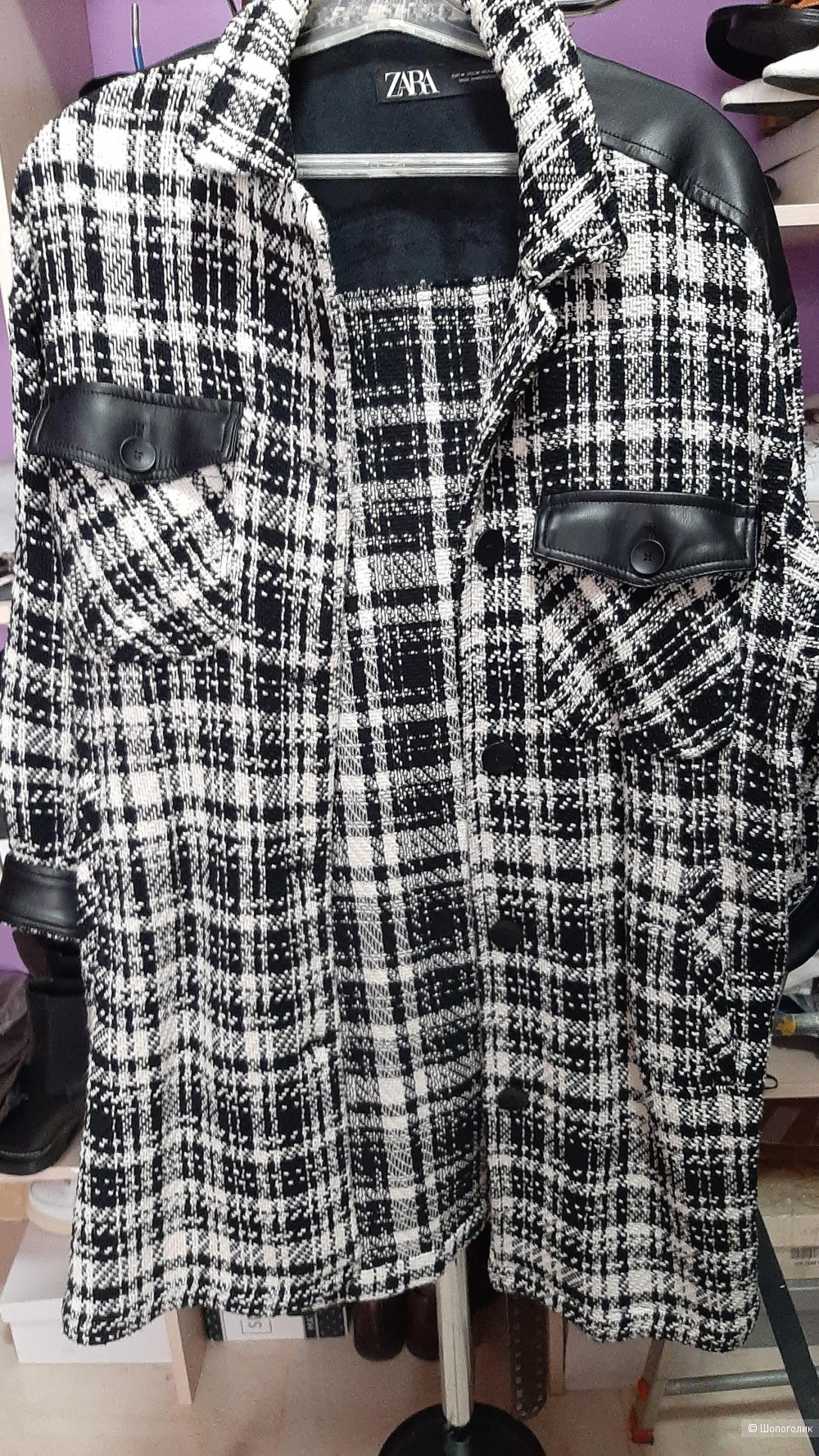 Верхняя куртка-рубашка Zara  размер M