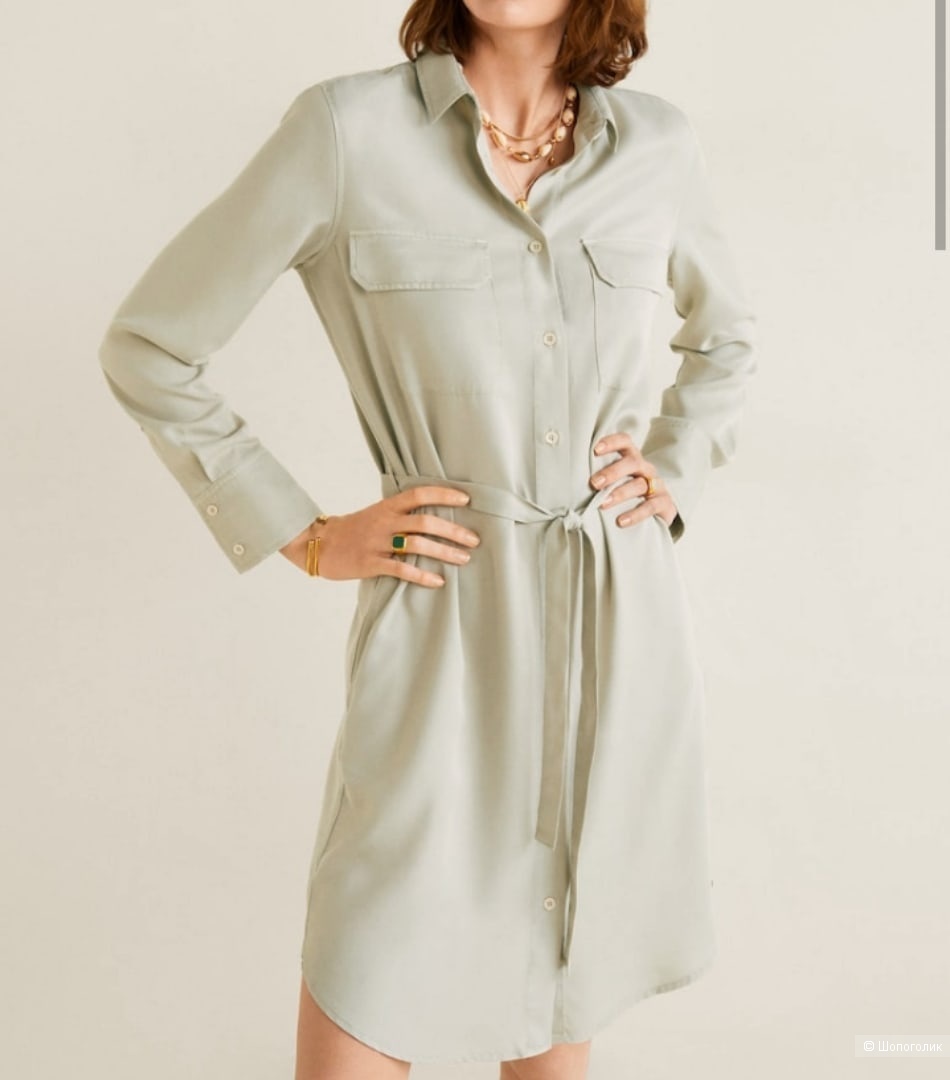 Платье-рубашка MANGO, размер L на 44-46 -48 раз