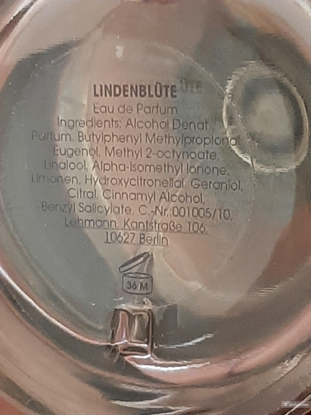 No. 10 Linde Berlin Frau Tonis Parfum