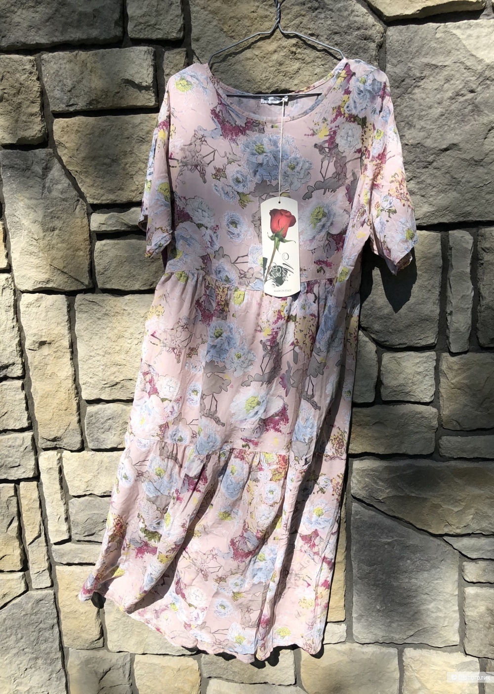 Платье штапель Rose pastello, 48-54