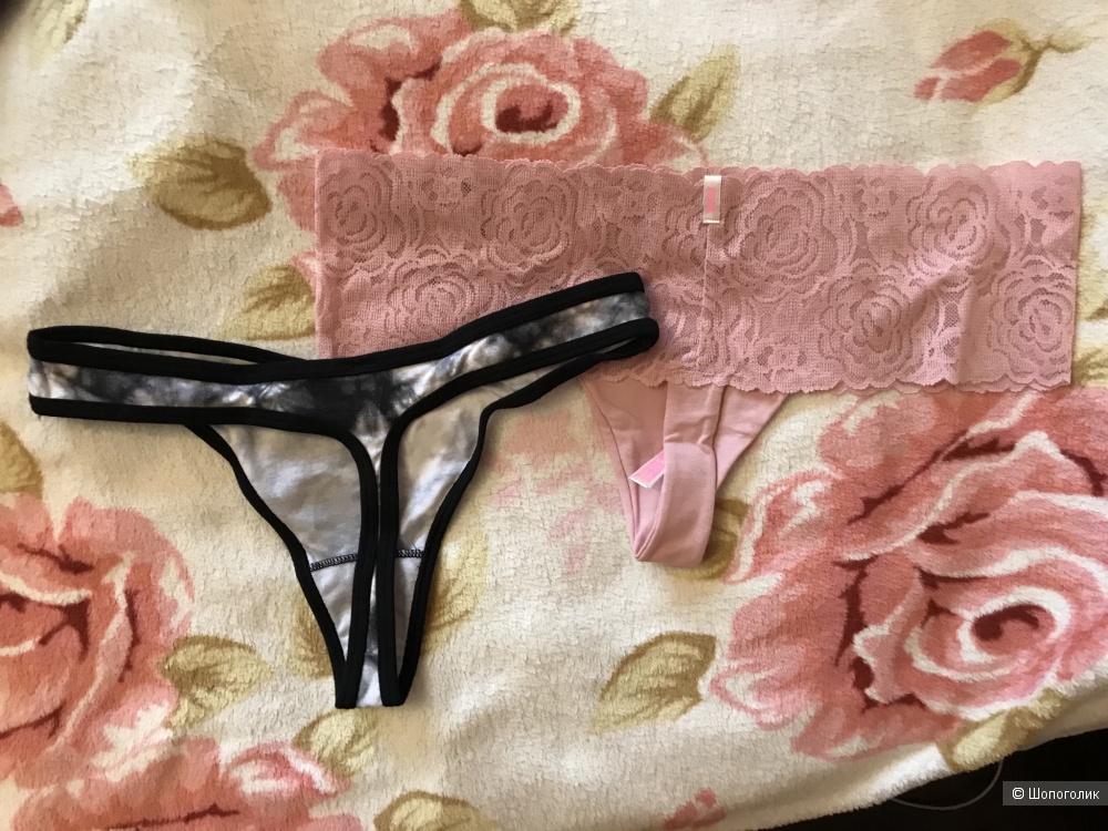 Трусики thong Victoria’s Secret Pink размер М