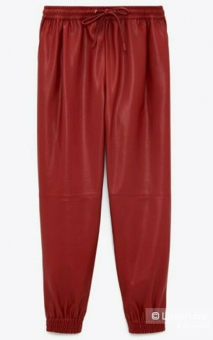 Кожаные брюки ZARA, размер XS- S-М