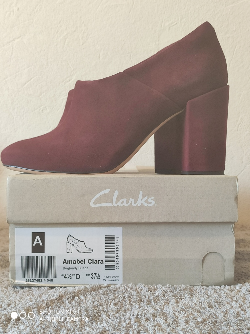Clarks туфли 37-37,5