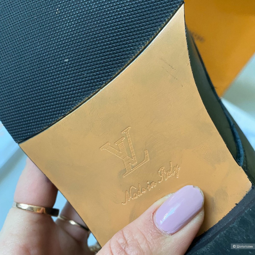 Ботинки Louis Vuitton женские кожаные 39\40 размер (25,5 см)