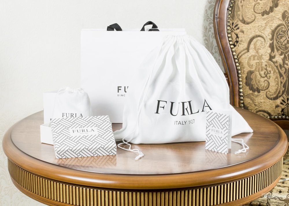 Комплект:  сумка-кроссбоди женская Furla "1927"  + кошелек женский Furla "1927" (лимитированная коллекция), small.