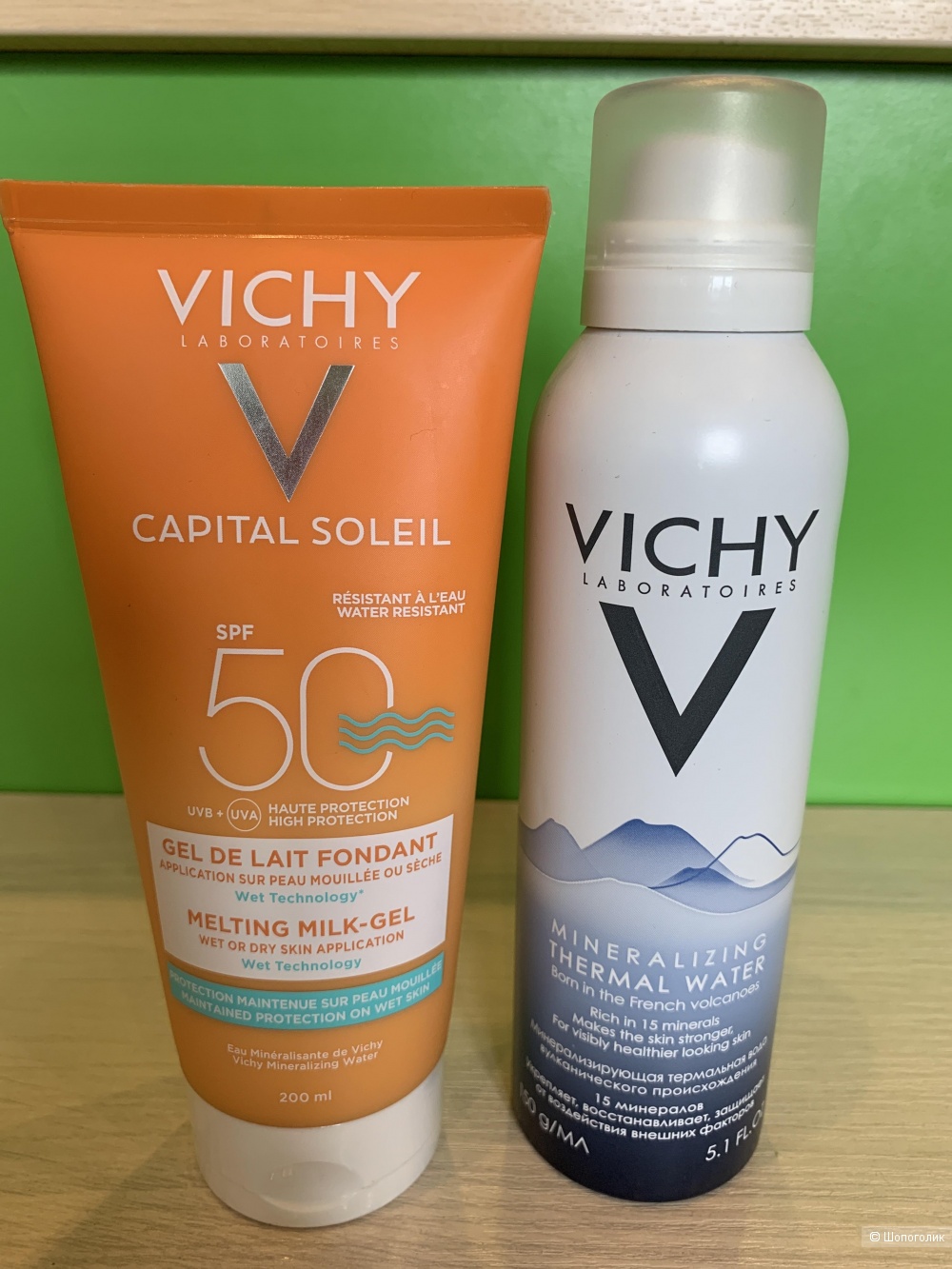 Сет косметических ср-в Vichy: Солнцезащитная эмульсия.+ Термальная вода