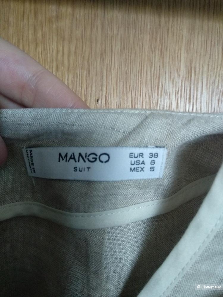 Льняная юбка с запахом Mango UK10 / EUR 38 (44-46 росс)