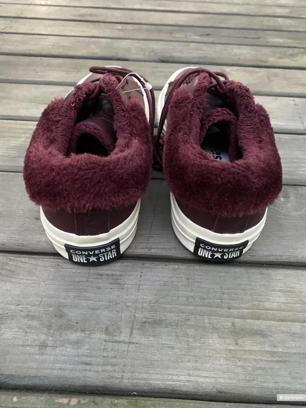 Кожаные утеплённые кеды Converse, pp 36, 23 см