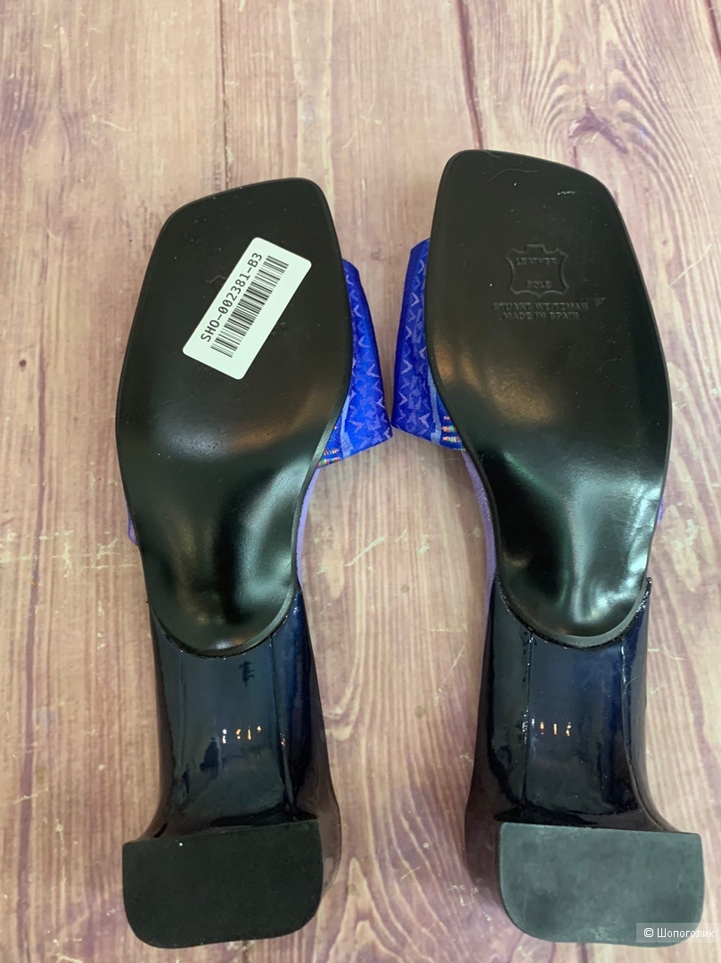 Вышитые мюли от Stuart Weitzman 40