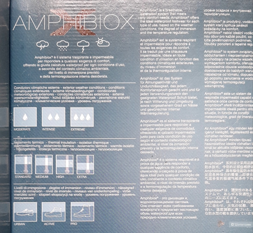 Демисезонные кроссовки GEOX AMPHIBIOX  р.44EU