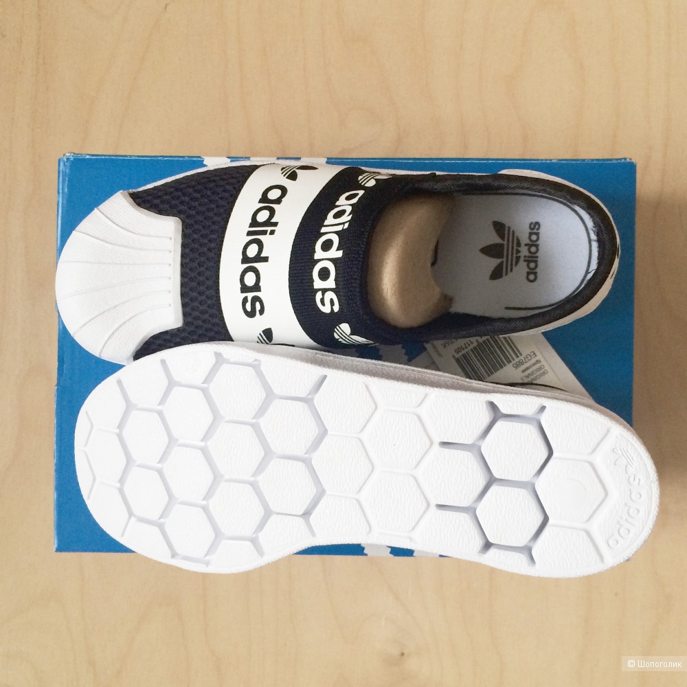 Кроссовки-слипоны Adidas Superstar SMR 360, размер FR32, 20,5см