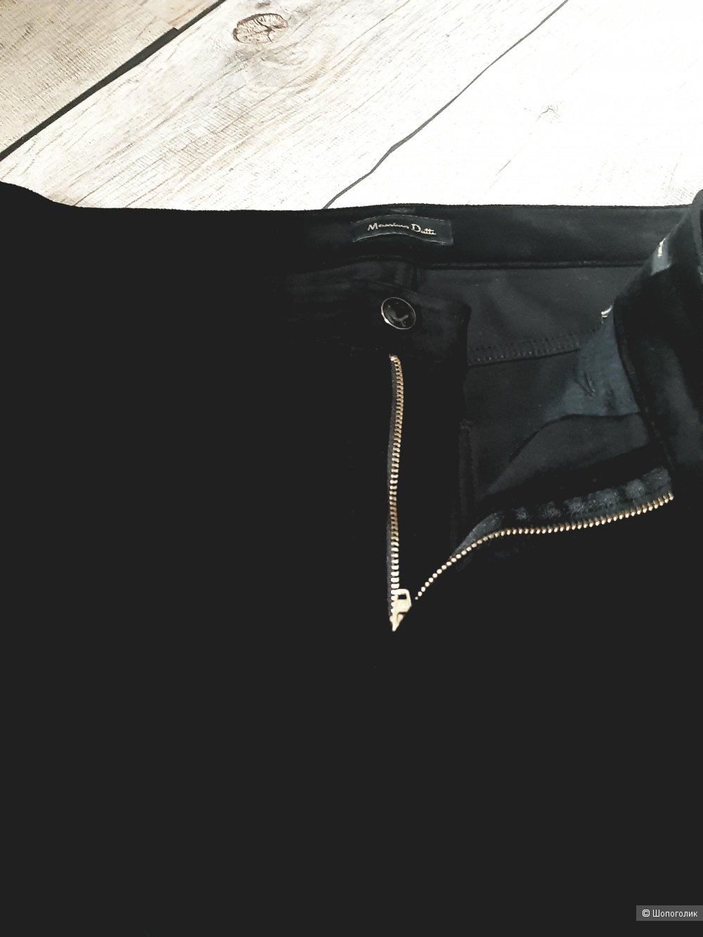 Бархатные брюки  Massimo Dutti, размер 40