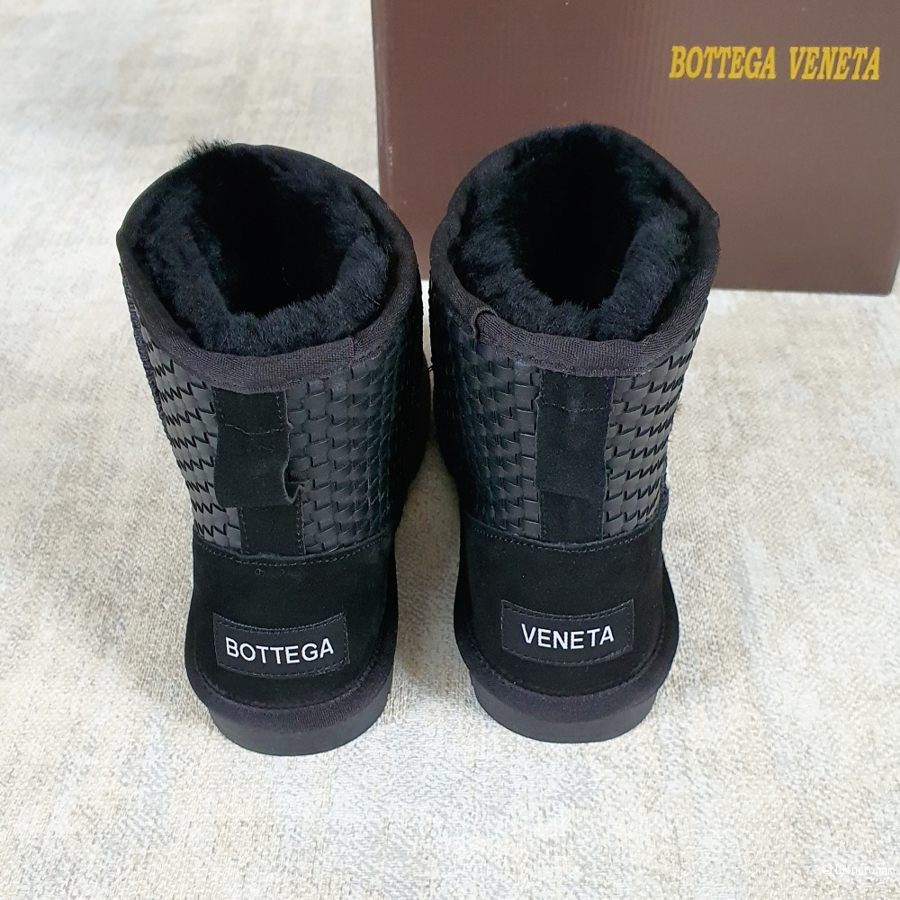 Угги Bottega Veneta женские 36/37 размер черные