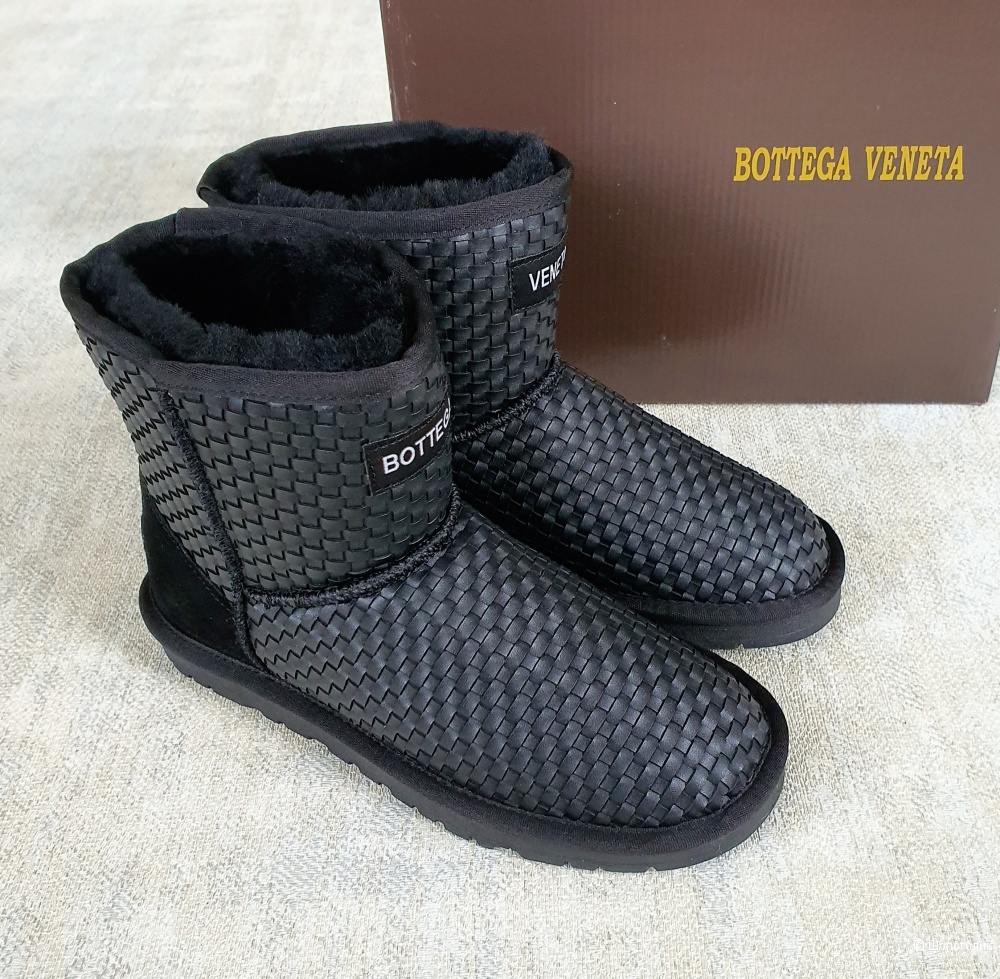 Угги Bottega Veneta женские 36/37 размер черные