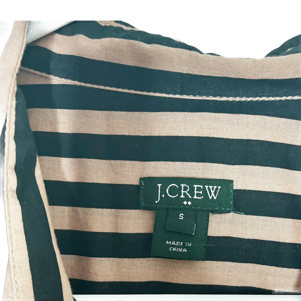 J CREW блузка/рубашка в полоску, р 42-44