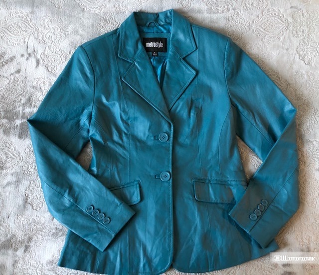 Кожаный пиджак METROSTYLE,44-46