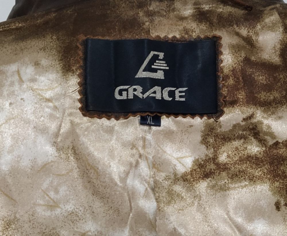 Кожаное пальто Grace, L ,XL