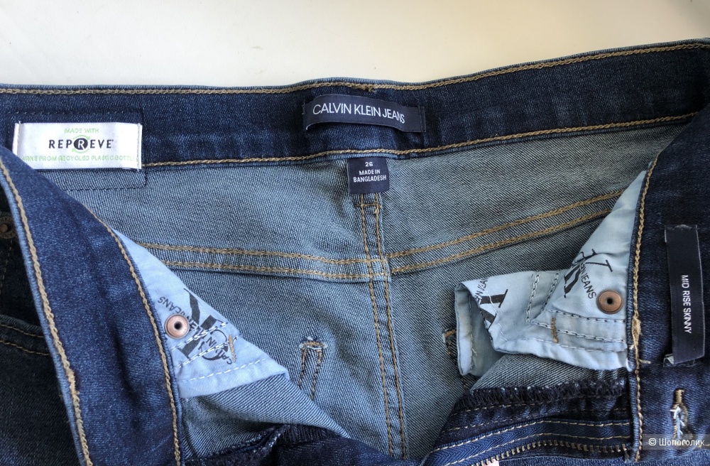 Женские джинсы Calvin Klein ,б/у ,26